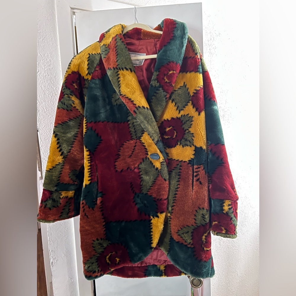 Vintage Editions faux fur coat